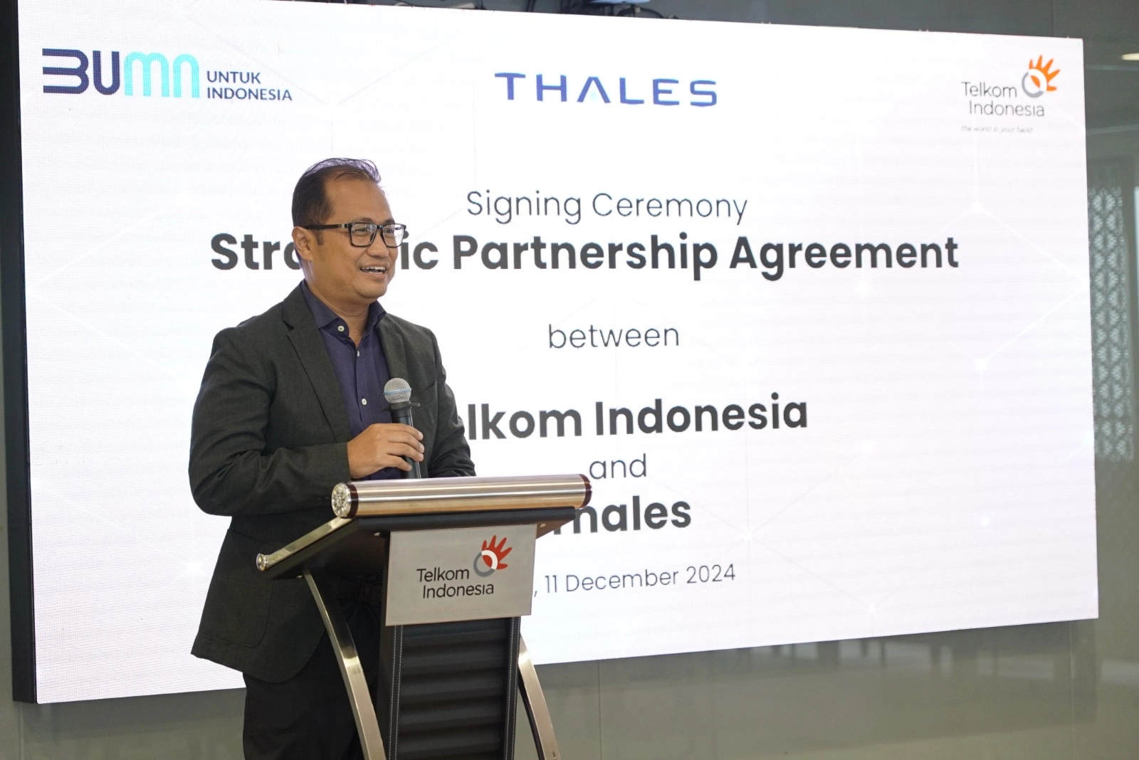 Telkom Jalin Kemitraan Strategis dengan Thales